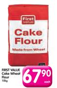 First Value Cake Wheat Flour-10kg Each