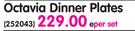 Octavia Dinner Plates-Per Set