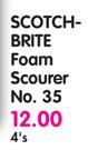 Scotch-Brite Foam Scourer No. 35-4's