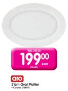 Aro 51cm Oval Platter Ceramic