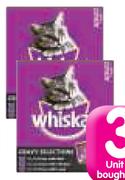 Whiskas Moist Cat Food (All Flavours)-12's