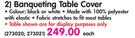 Bonqueting Table Cover