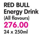 Red Bull Energy Drink(All Flavours)-24 x 250ml