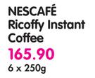 Nescafe Ricoffy Instant Coffee-6 x 250gm