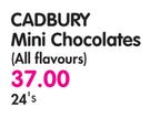Cadbury Mini Chocolates(All Flavours)-24's