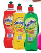 Sunlight Dishwashing Liquid(All Variants, Excluding Anti-Bacterial)-5 x 750ml