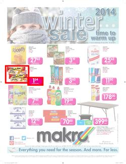 Makro PE : Food Catalogue ( 11 Jun - 25 Jun 2014 ), page 1