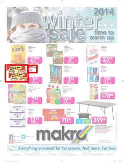 Makro PE : Food Catalogue ( 11 Jun - 25 Jun 2014 ), page 1
