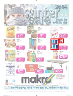 Makro PE : Food Catalogue ( 11 Jun - 25 Jun 2014 ), page 1