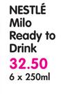Nestle Milo Ready To Drink-6x250ml