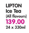 Lipton Ice Tea(All Flavours)-24x330ml