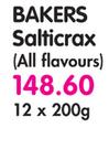 Bakers Salticrax(All Flavours)-12x200g