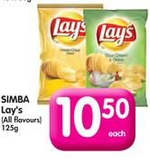 Simba Lay's(All Flavours)-125g