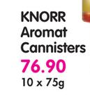 Knorr Aromat Cannisters-10x75g