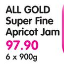 All Gold Super Fine Apricot Jam-6x900g