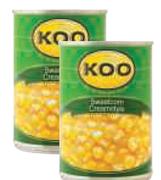 Koo Sweetcorn(Creamstyle)-12x415g
