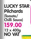 Lucky Star Pilchards (Tomato / Chilli Sauce)-12 x 400g