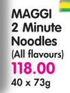 Maggi 2 Minute Noodles (All Flavours)-40 x 73g