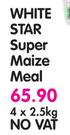 White Star Super Maize Meal-4x2.5kg