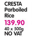 Cresta Parboiled Rice-40x500g