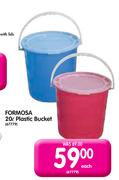 Formosa 20Ltr Plastic Bucket-Each