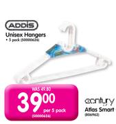 Addis Unisex Hangers-5's Per Pack