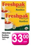 Freshpak Rooibos Teabags - 160's Each