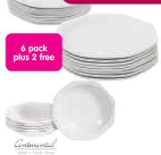 Continental Octavia-Dinner Plates-Per Set