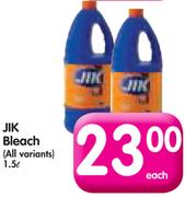 JIK Bleach-1.5ltr Each