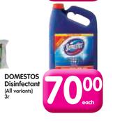Domestos Disinfectant-3ltr Each