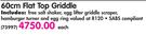 Anuil 60cm Flat Top Griddle