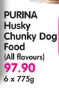 Purina Husky Chunky Dog Food(All Flavours)-6x775g 