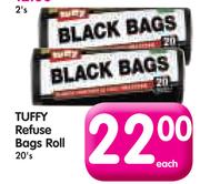 Tuffy Refuse Bags Roll-20's Each