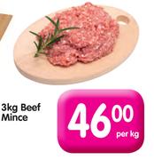 3Kg Beef Mince -Per Kg