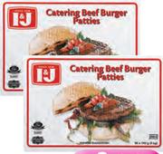 I&J Catering Beef Burgers-100g