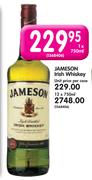 Jameson Irish Whiskey-750ML