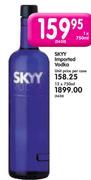 SKYY Imported Vodka-12x750ML