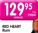 Red Heart Rum-750ML