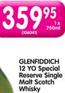 Glenfiddich 12 YO Special Reserve Single Malt Scotch Whisky-750ML