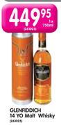 Glenfiddich 14 YO Malt Whisky-750ML