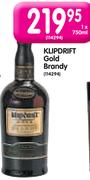 Klipdrift Gold Brandy-750ML