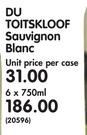 Du Toitskloof Sauvignon Blanc-6x750ml
