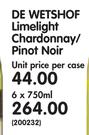 De Wetshof Limelight Chardonnay/Pinot Noir-6x750ml
