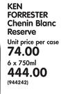 Ken Forrester Chenin Blanc Reserve-6x750ml