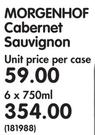 Morgenhof Cabernet Sauvignon-6x750ML