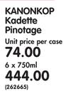 Kanonkop Kadette Pinotage-6x750ML