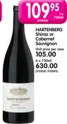 Hartenberg Shiraz Or Cabernet Sauvignon-6x750ML