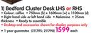 Bedford Cluster Desk LHS Or RHS-Each