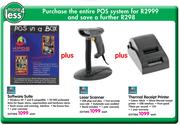 Software Suite+Laser Scanner+Thermal Receipt Printer