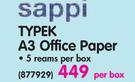 Sappi Typek A3 Office Paper-Per Box
